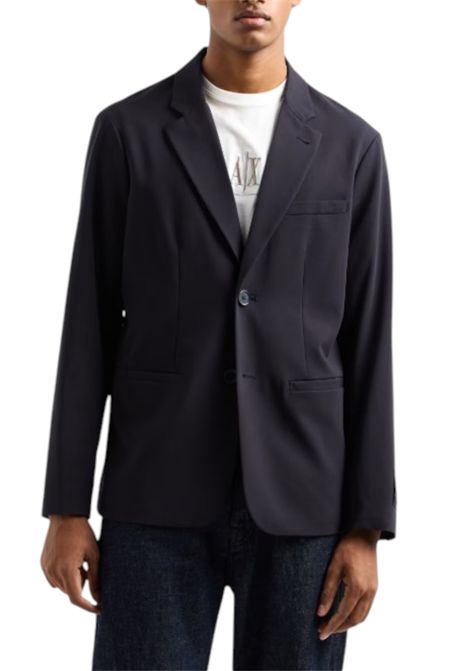 Giacca monopetto a due bottoni ARMANI EXCHANGE | Giacche | XM000345 AF10897UC001